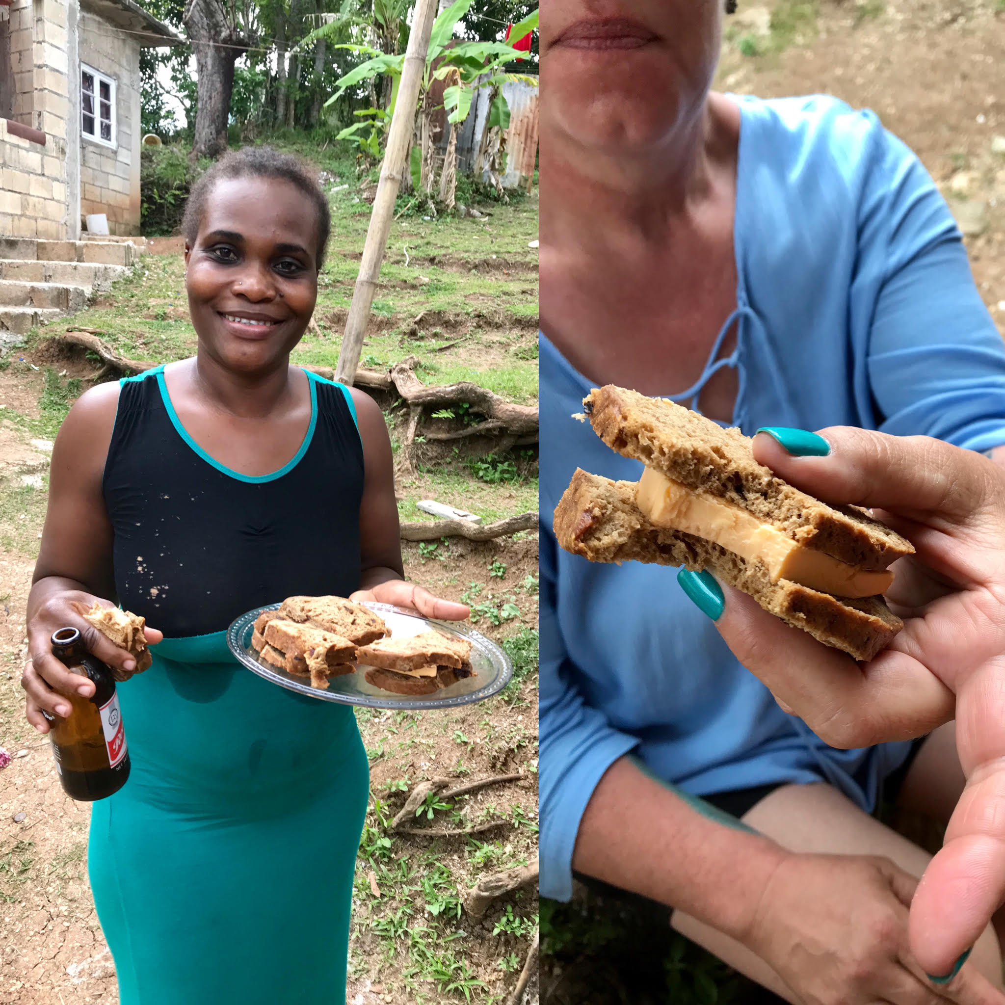 bun and cheese pic with Keisha