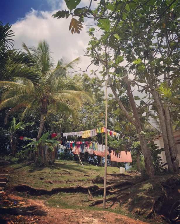 Daddy Coo clothes on line